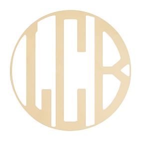 No Nails Triple Block Monogram