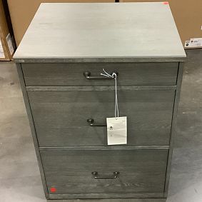 Open Box: Waverly 3-Drawer Chest (23"W x 21"D) - Smoked Charcoal