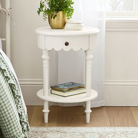Chris Loves Julia Scallop Nightstand (16d")