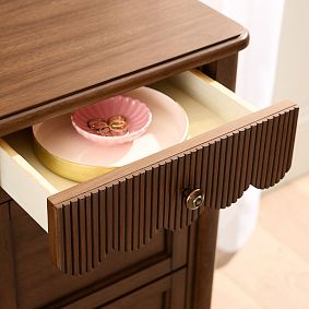 Chris Loves Julia Scallop Storage Desk (65")