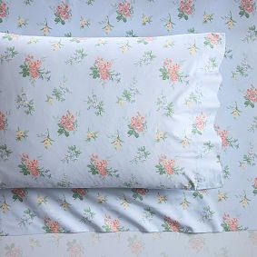 Hill House Home Blue Floral Sheet Set