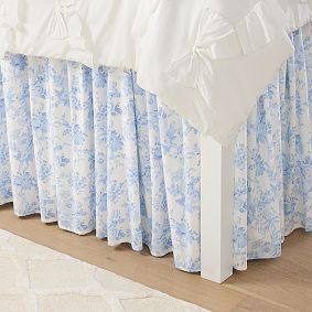 LoveShackFancy Damask Vaulted Bed Skirt