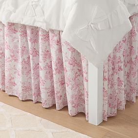 LoveShackFancy Damask Vaulted Bed Skirt