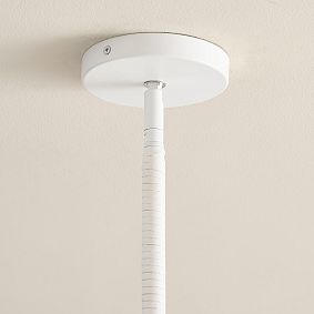 Palm Tree Rattan Chandelier (15")