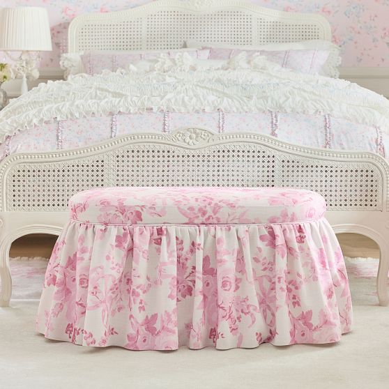 Loveshackfancy Skirted Oval Storage B...