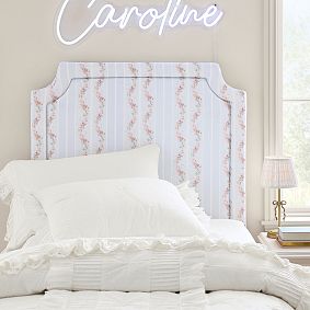 LoveShackFancy Smart Auburn Tufted No Nails Dorm Headboard