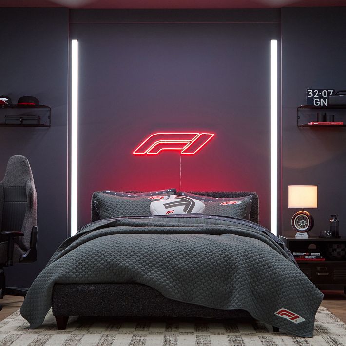 Formula 1® Neon Wall Light | Pottery Barn Teen