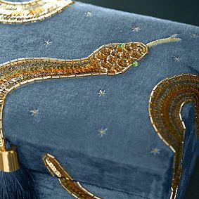 Harry Potter™ Nagini™ Beaded Velvet Jewellery Box