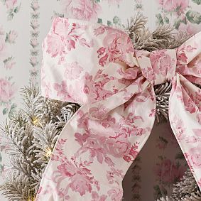 LoveShackFancy Pink Damask Wreath (15")