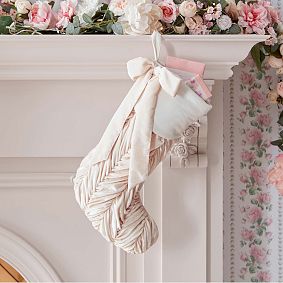 LoveShackFancy Ruched Velvet Stocking