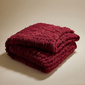 Cozy Jumbo Hand-Knit Throw