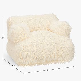 Eco Lounger, Furlicious Ivory