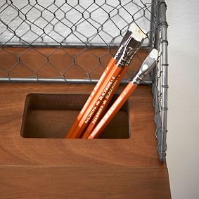 Industrial Metal USB Wall Desk