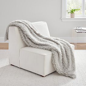 Cloud Faux Fur Throw