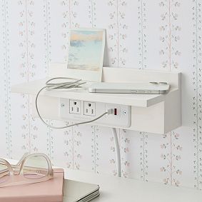 No Nails Mini Plug In Ledge with USB A/C (11.75")