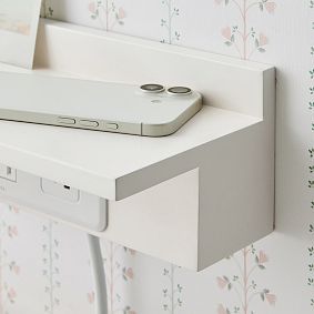 No Nails Mini Plug In Ledge with USB A/C (11.75")