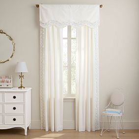 LoveShackFancy Bow Light Filtering Curtain Valance Set - Thumbnail 2