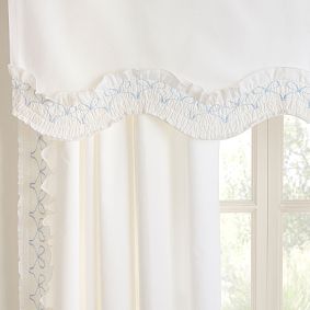 LoveShackFancy Bow Light Filtering Curtain Valance Set