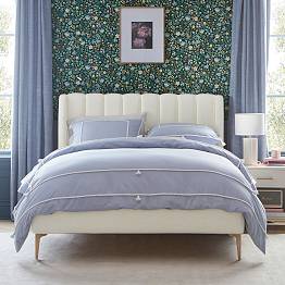 Avalon Channel Stitch Upholstered Bed