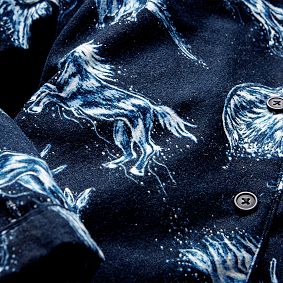 Harry Potter™ Patronus Glow-in-the-Dark Flannel Pajama Set