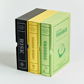 Vintage Bookshelf Collection 3-Pack: Guess Who®, Risk®, Trouble®