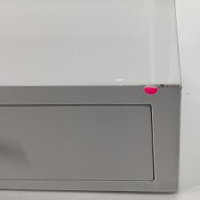 Open Box: Elle Vanity Mirror With Storage Drawer (12"W x 19"H) - White