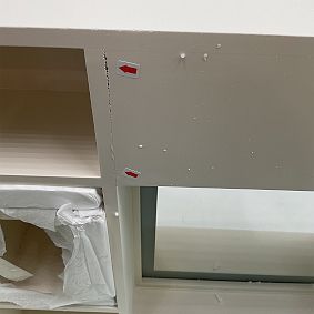 Open Box: Glam Light-Up Desktop Vanity With Storage (29"W x 20"H) - White