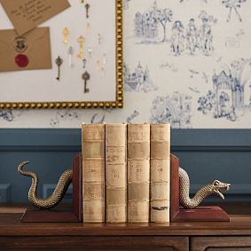 Open Box: Harry Potter™ Nagini™ Bookends, Set of 2 - Gold