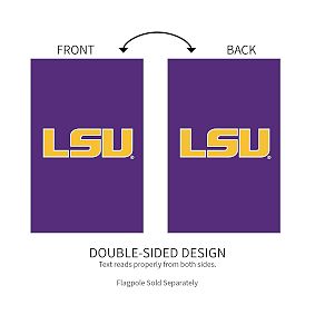 College Logo Appliqué Flag