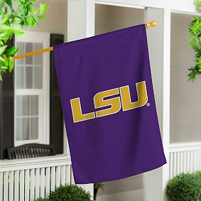 College Logo Appliqué Flag