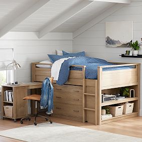 Sleep &amp; Study® Low Loft Bed
