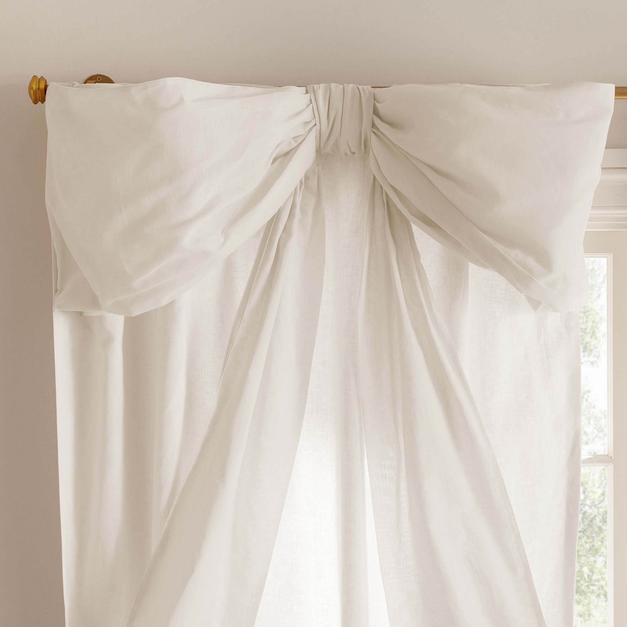 Pottery Barn LoveShackFancy Bow Curtain