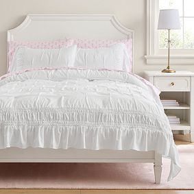 French Pintuck Duvet Cover