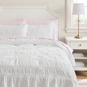 French Pintuck Duvet Cover