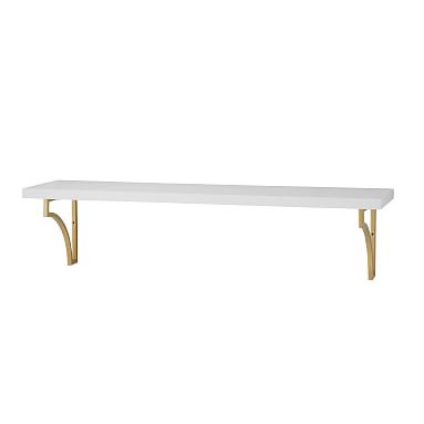 Scalloped Wall Shelf, 36"