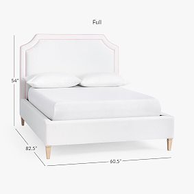 Auburn Upholstered Piped Classic Bed