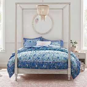 Whitewash Coastal Rattan Round Mirror (30")