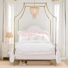 Cotton Percale Mini Ruffle Duvet Cover