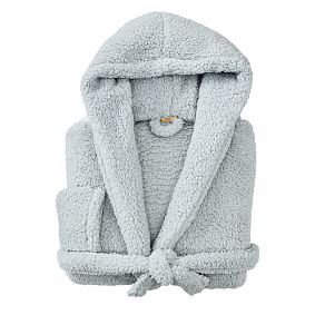 Cozy Sherpa Robe - Ivory