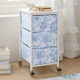 LoveShackFancy Printed Storage Cart (12.5"x24")
