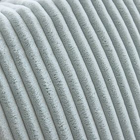 Large Chamois Porcelain Blue Bean Bag Chair Slipcover Only