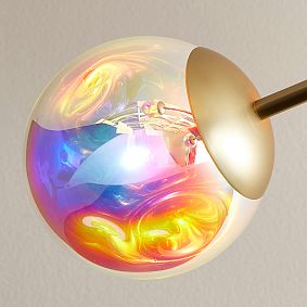 Iridescent Globe Chandelier (37")