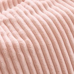 Large Chamois Blush Bean Bag Chair