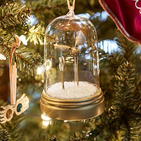 Harry Potter™ Quidditch™ &amp; Golden Snitch™ Light-Up Cloche Ornaments