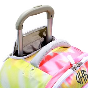 Jet-Set Rainbow Tie-Dye Recycled Carry-on Luggage