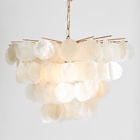 Large Capiz Chandelier (22")