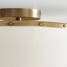 Rowan Woven Mesh Flush Mount (15")