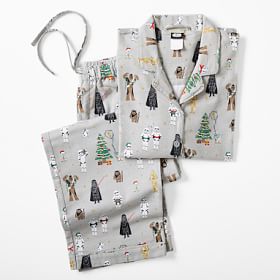 Pigiama ragazzo Star Wars con scritta multicolor