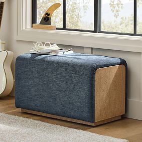 Storage Ottoman with Drawers (32")