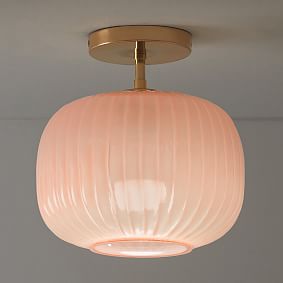 Bailey Recycled Glass Flush Mount